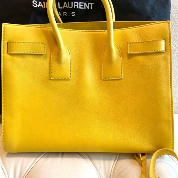 Saint Laurent Leather Satchel Bag - Picture 4 of 5